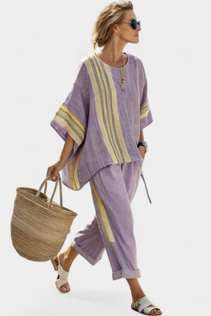 Alodia™ Ensemble Élégant en Deux Pièces