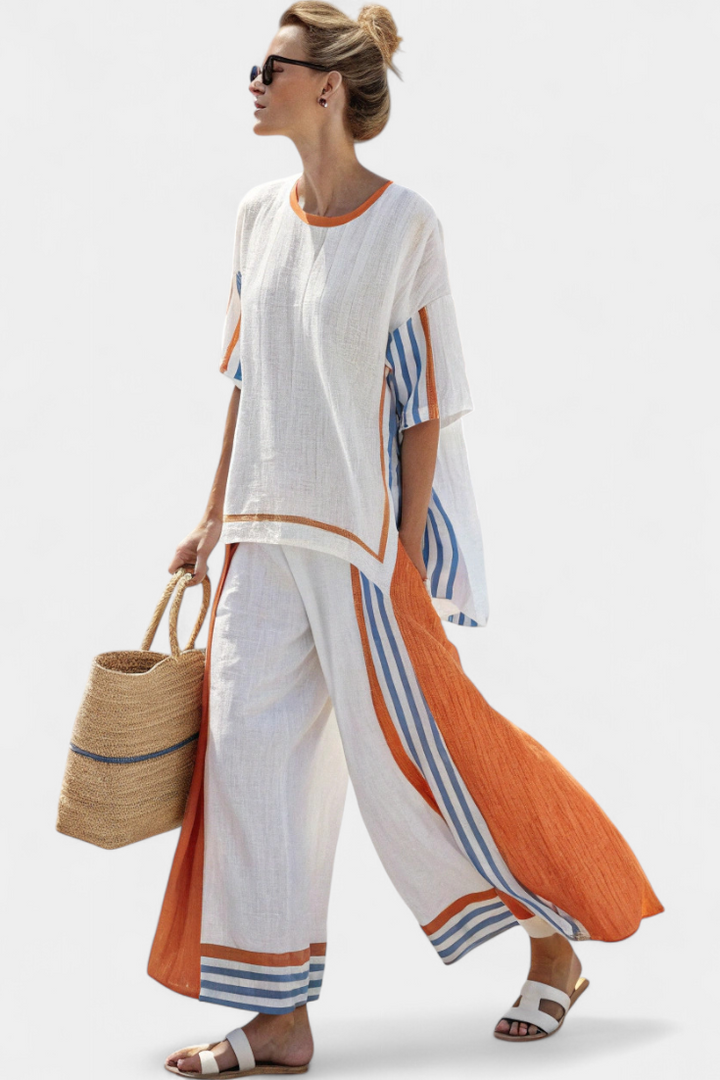 Alodia™ Ensemble Élégant en Deux Pièces