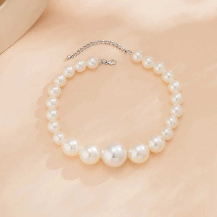 Collier ras-du-cou Selene en perles graduées