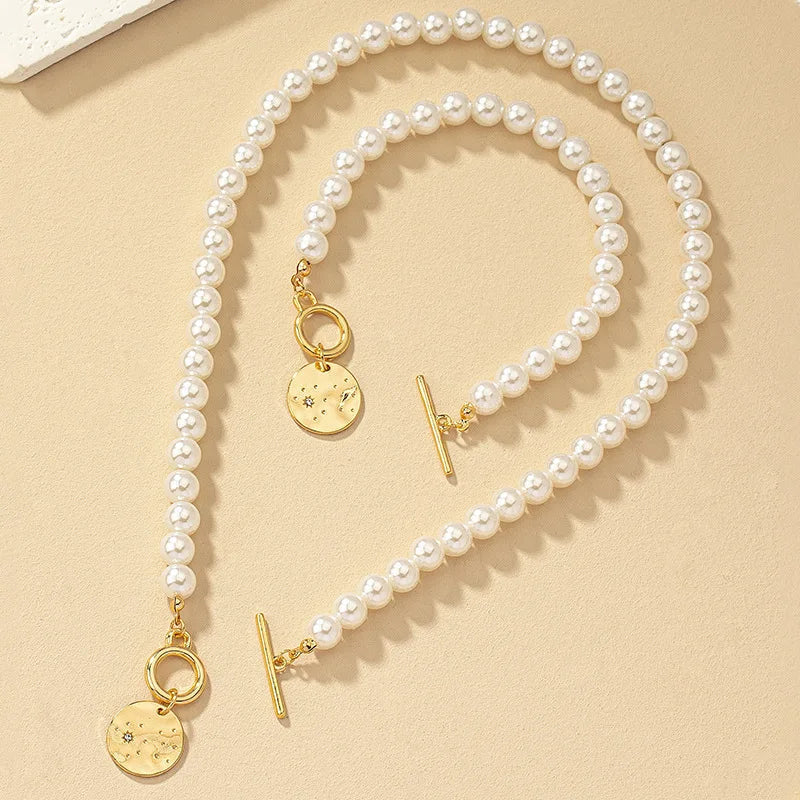ENSEMBLE DE COLLIER EN PERLES AURELIA