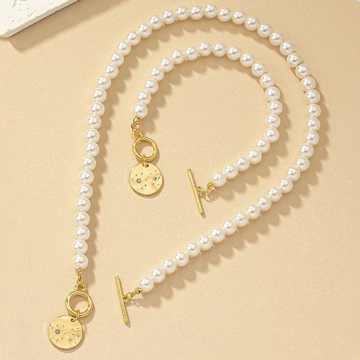 ENSEMBLE DE COLLIER EN PERLES AURELIA