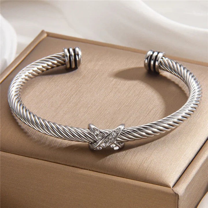 BRACELET CÂBLE CRISTAL RIVIERA