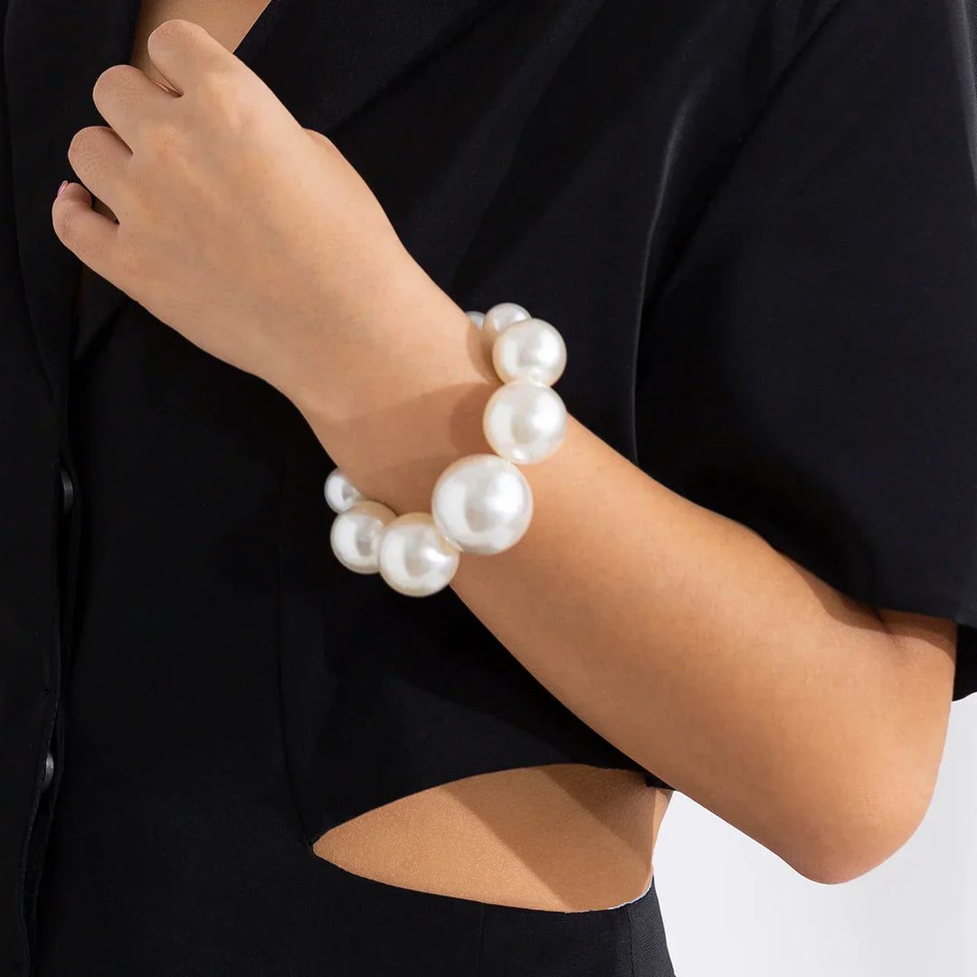 Collier ras-du-cou Selene en perles graduées