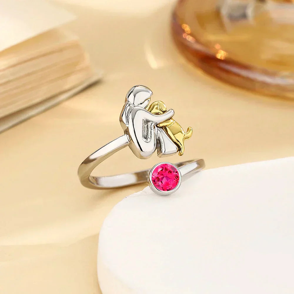 Rose™| Bague avec pierre