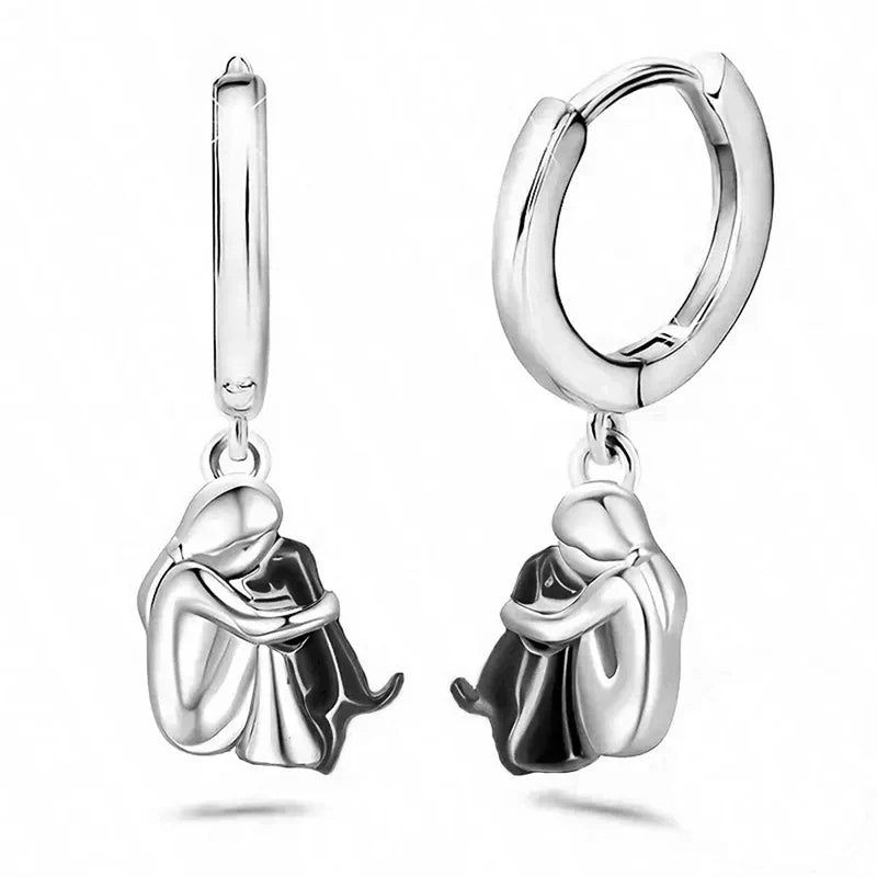 Ginny™| Boucles d'oreilles « Fille et Chien »