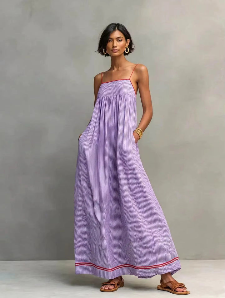 Martina | Robe longue sophistiquée à silhouette fluide