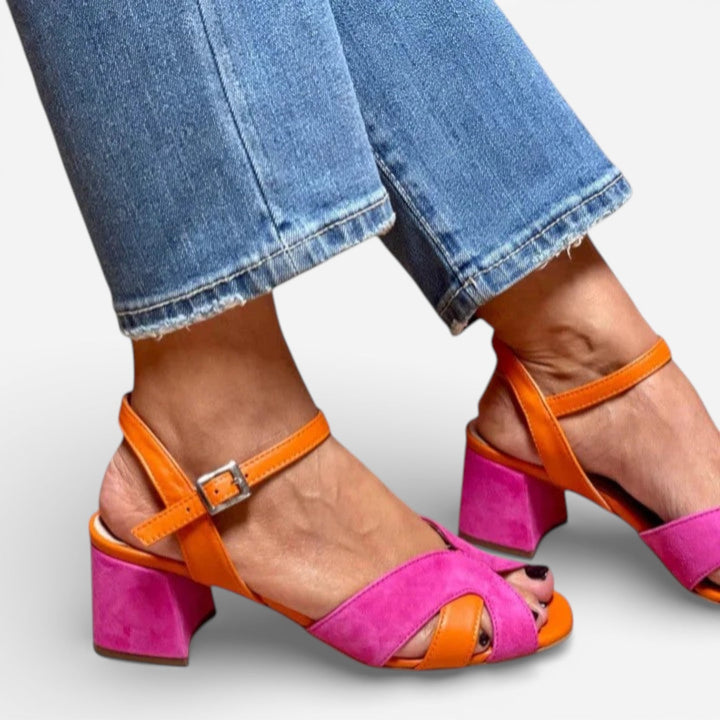 Béatrice™ Sandales élégantes bicolores