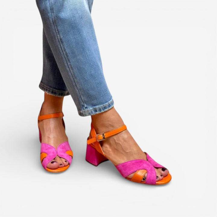 Béatrice™ Sandales élégantes bicolores