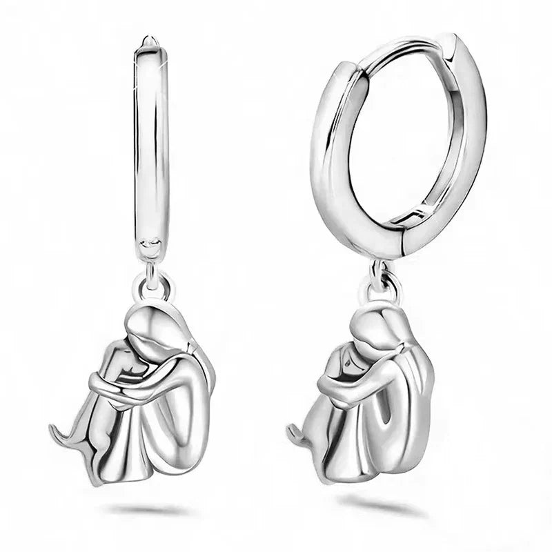 Ginny™| Boucles d'oreilles « Fille et Chien »