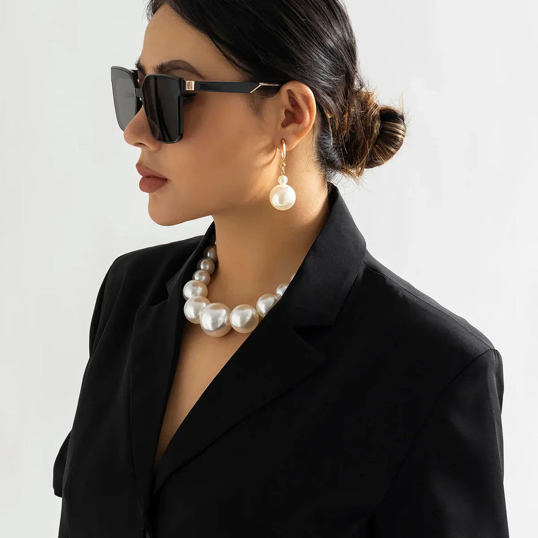 Collier ras-du-cou Selene en perles graduées