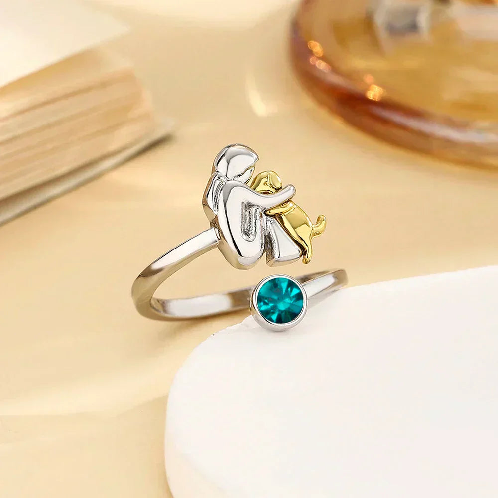 Rose™| Bague avec pierre