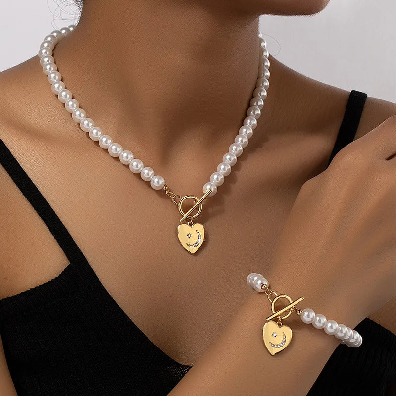 ENSEMBLE DE COLLIER EN PERLES AURELIA