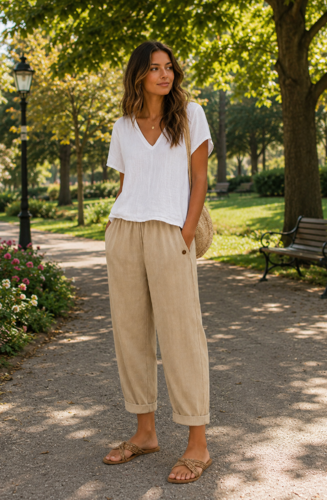 Colette | Pantalon en lin léger
