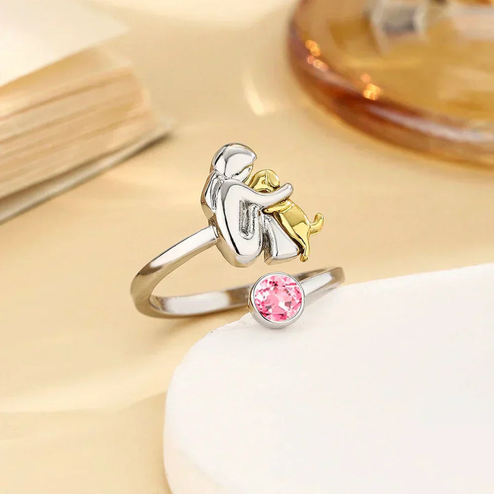 Rose™| Bague avec pierre