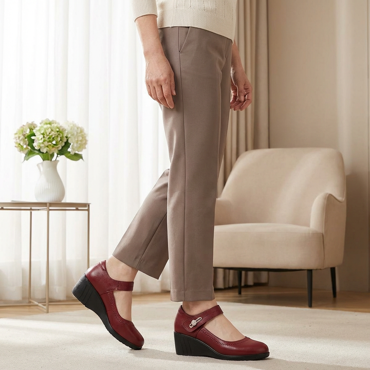 Pascale – Chaussures de confort à talons moyens élégantes