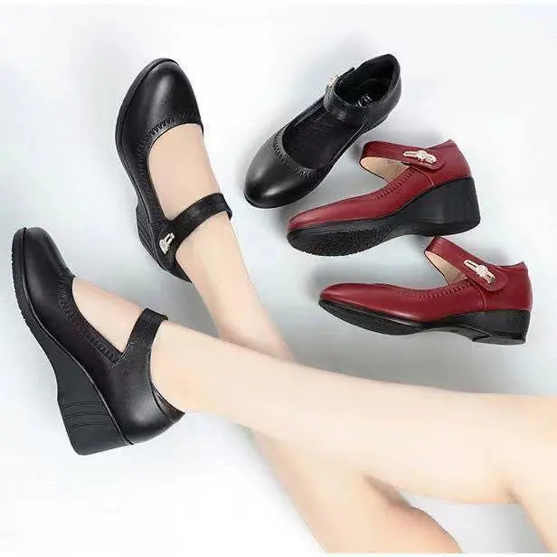 Pascale – Chaussures de confort à talons moyens élégantes