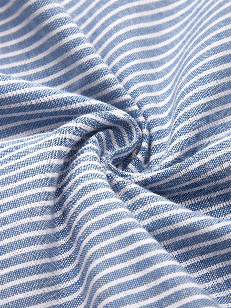 Marisol | Robe midi fluide à rayures