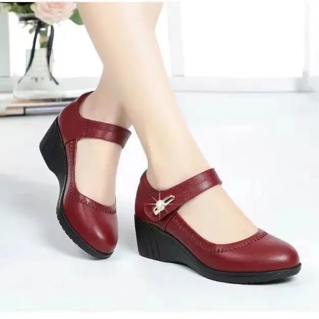 Pascale – Chaussures de confort à talons moyens élégantes
