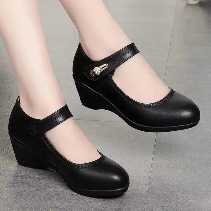 Pascale – Chaussures de confort à talons moyens élégantes