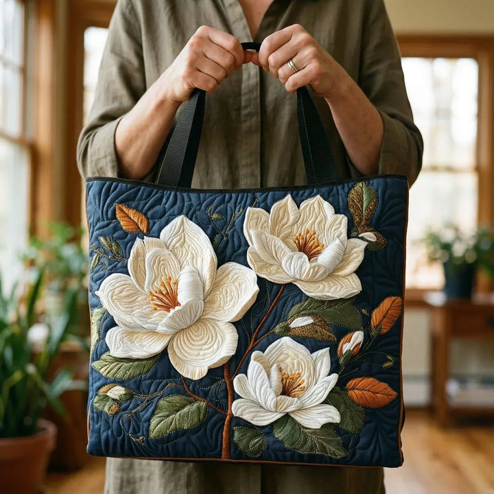 Sac à main matelassé artisanal - Magnolia Délicate