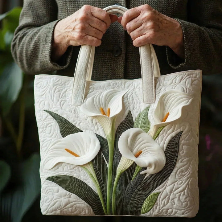Sac en tissu matelassé fait main - Aromi Bianchi