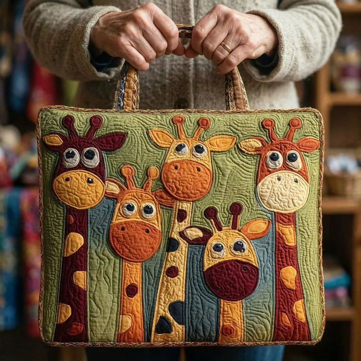 Sac matelassé - Girafe