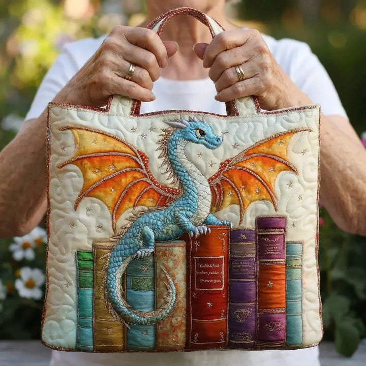 Sac matelassé - Dragon Émeraude