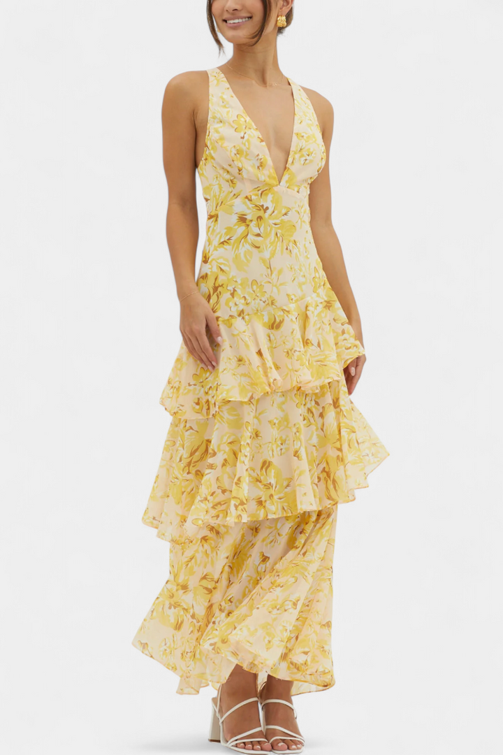 Domenica | Robe en georgette V