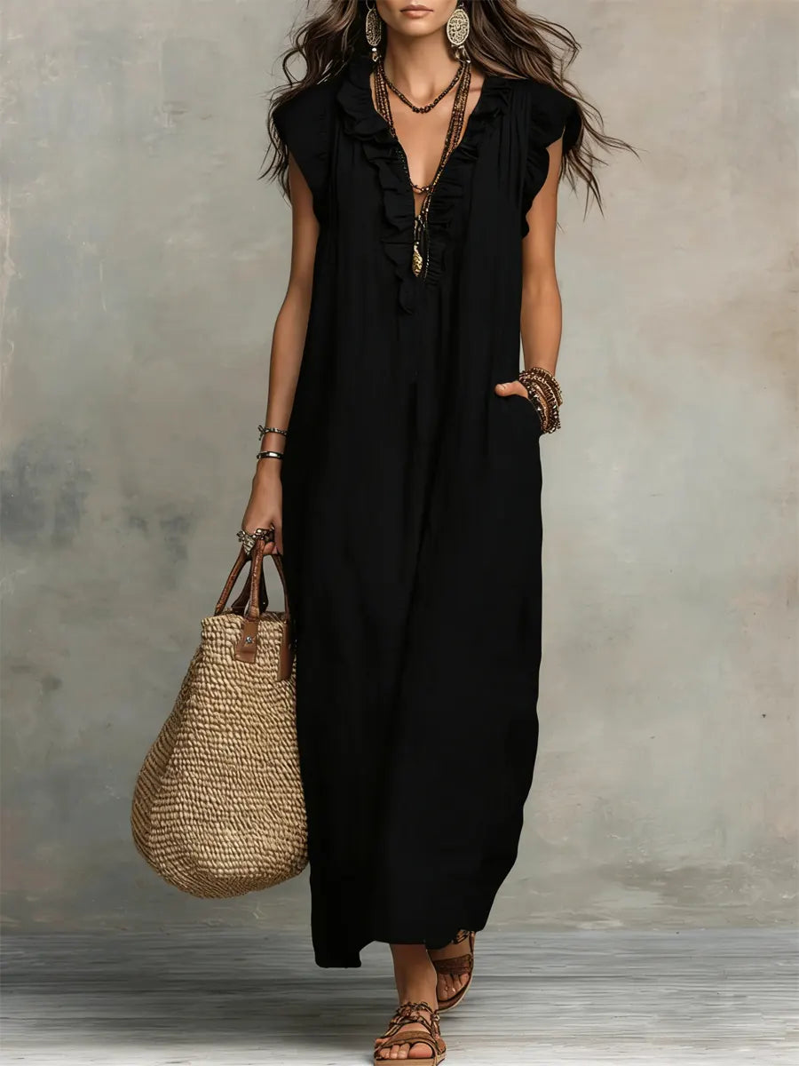 Emma | Robe longue de style boho