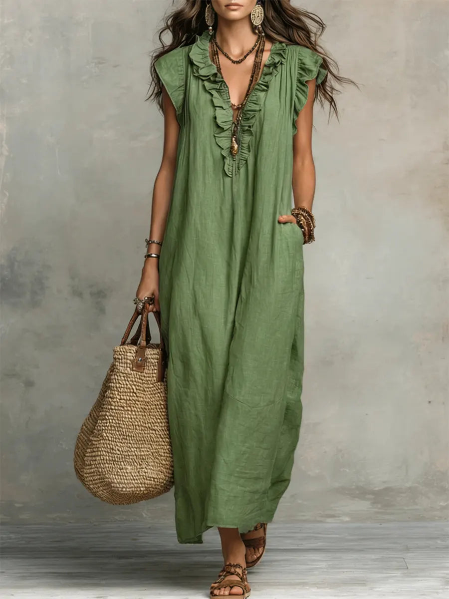 Emma | Robe longue de style boho