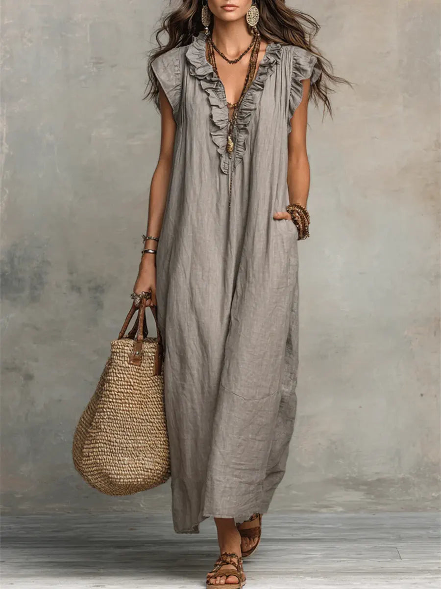 Emma | Robe longue de style boho