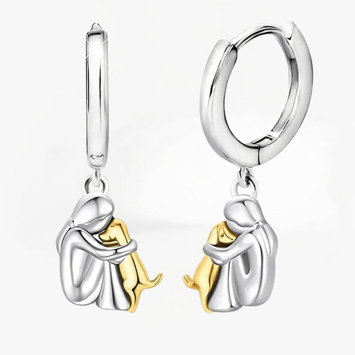 Ginny™| Boucles d'oreilles « Fille et Chien »