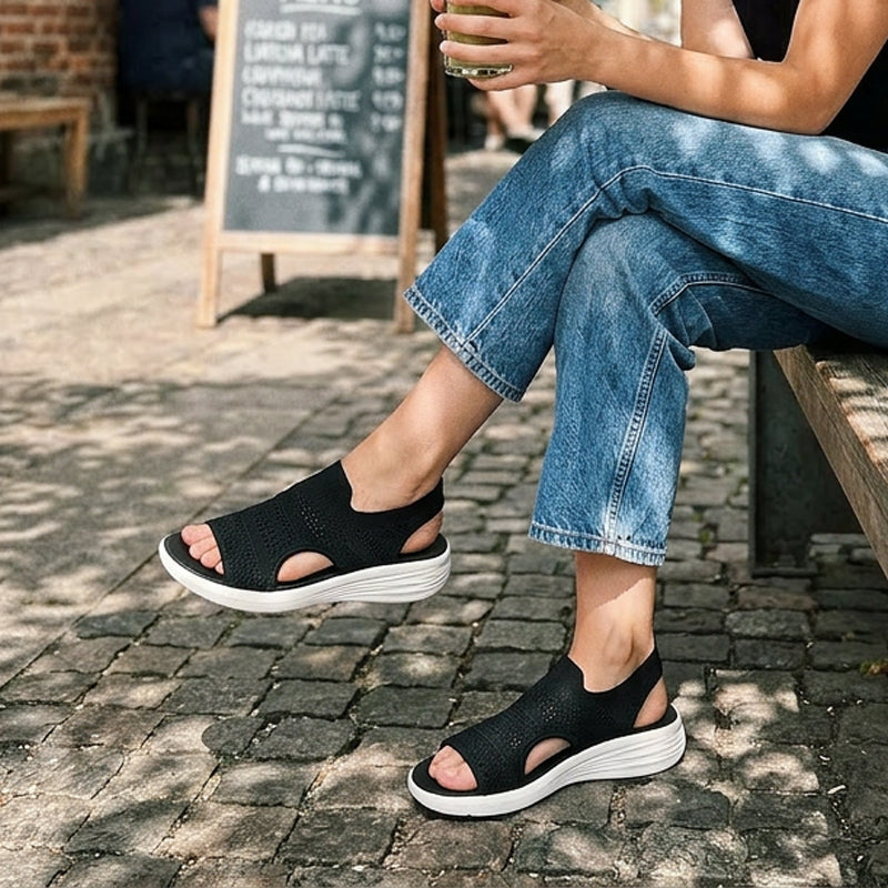 Élise™ | Sandales Orthopédiques Confort Absolu