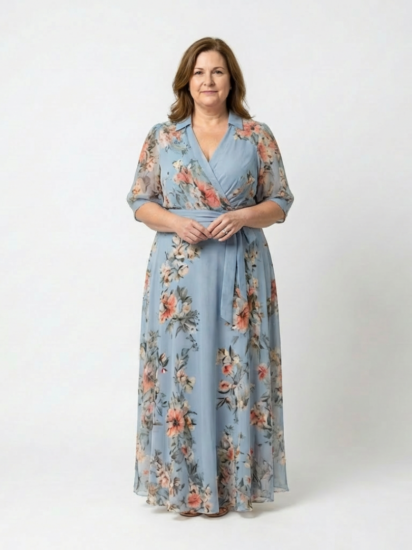 Auvelle | Robe Maxi à Enveloppe Elowen
