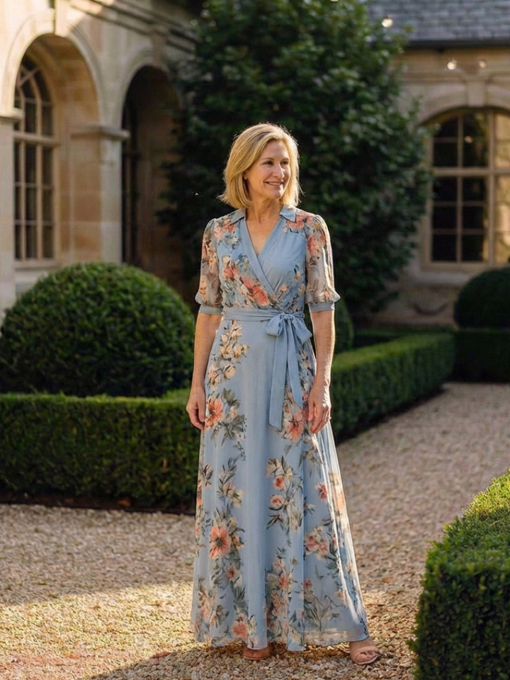 Auvelle | Robe Maxi à Enveloppe Elowen