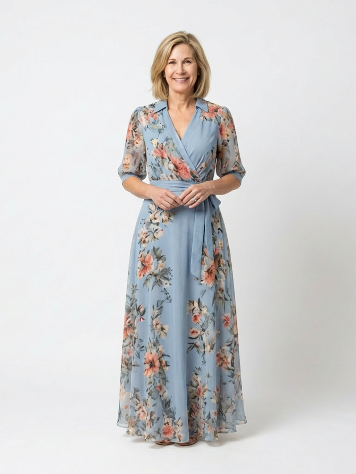 Auvelle | Robe Maxi à Enveloppe Elowen