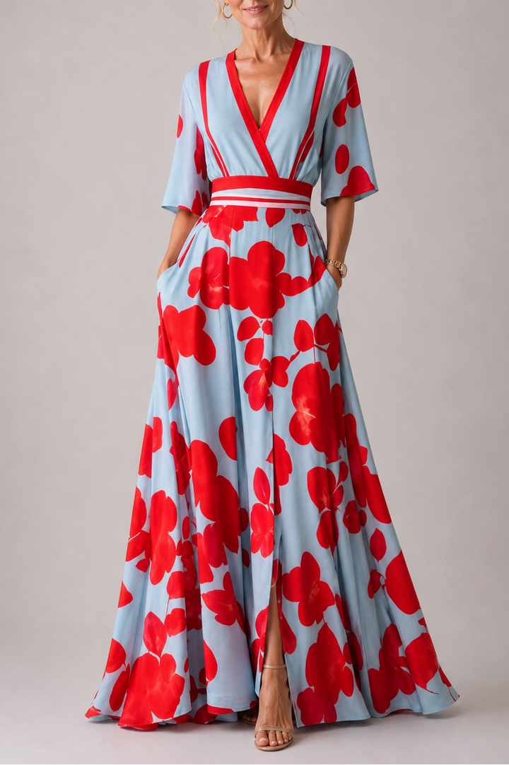 Ysa | Robe Chic avec Imprimé Floral